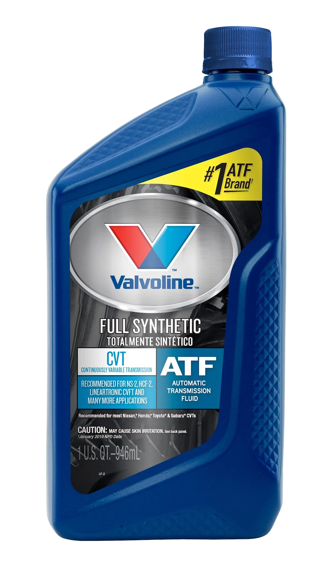 8047511 – VALVOLINE Auto Trans Fluid, CVT Full Synthetic 1 Quart Bottle Single